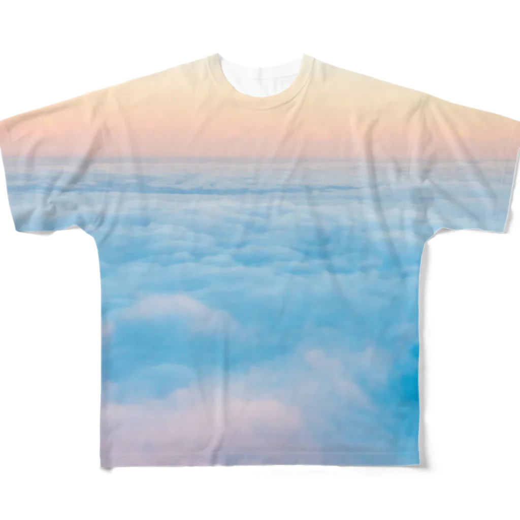 momo_emiのmomo_emi sky フルグラフィックTシャツ