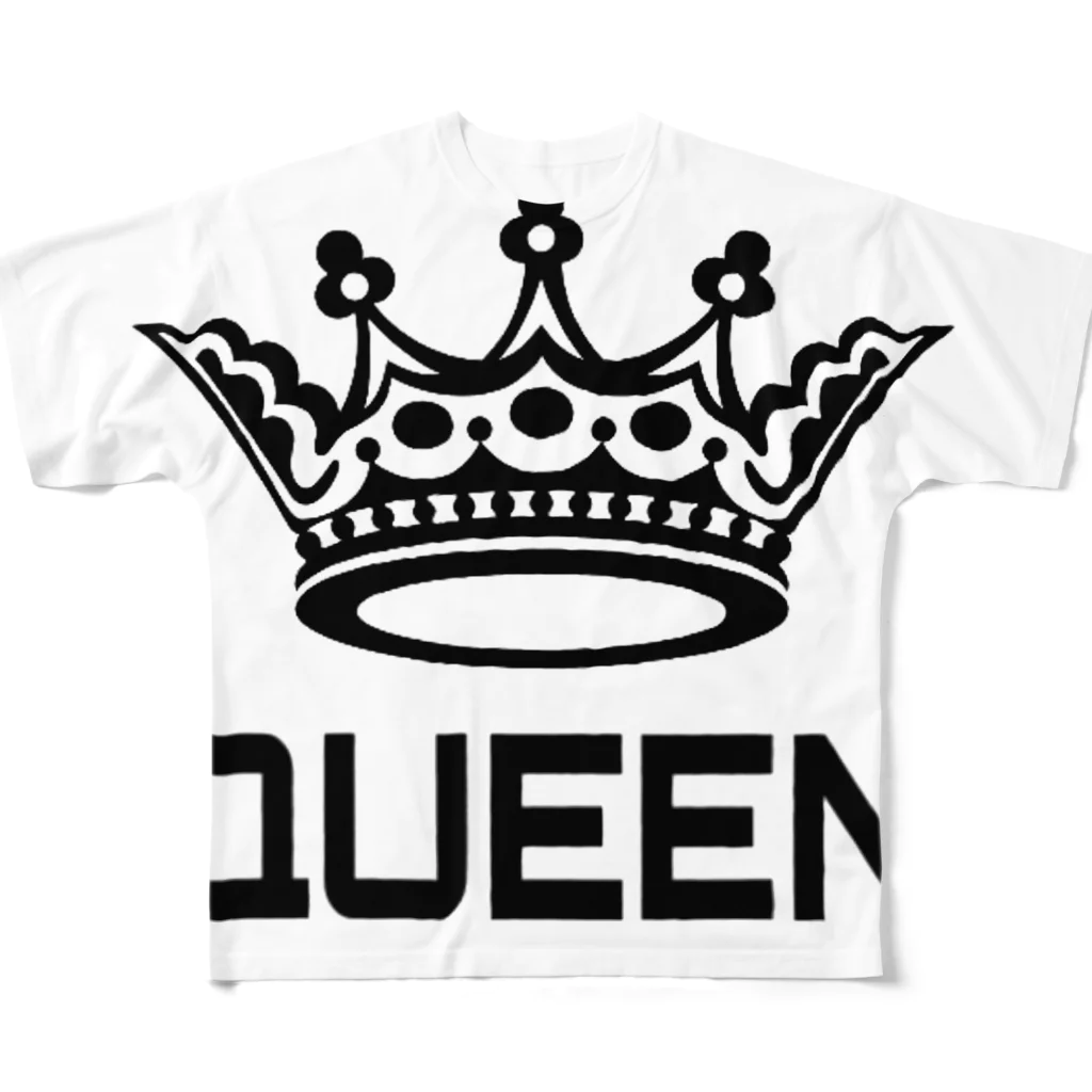 QUEENのQUEEN オリジナルグッズ フルグラフィックTシャツ