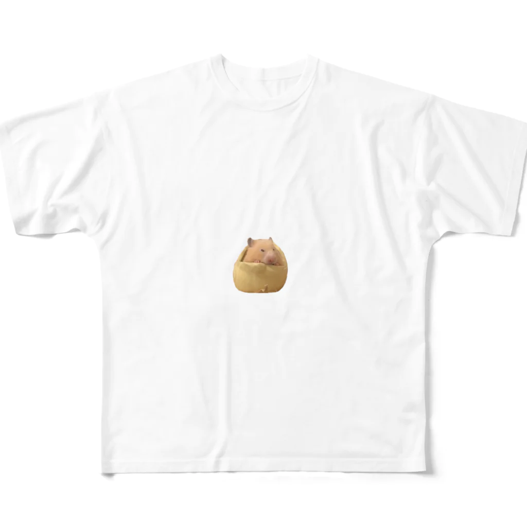 ぽちのまったりぽち フルグラフィックTシャツ