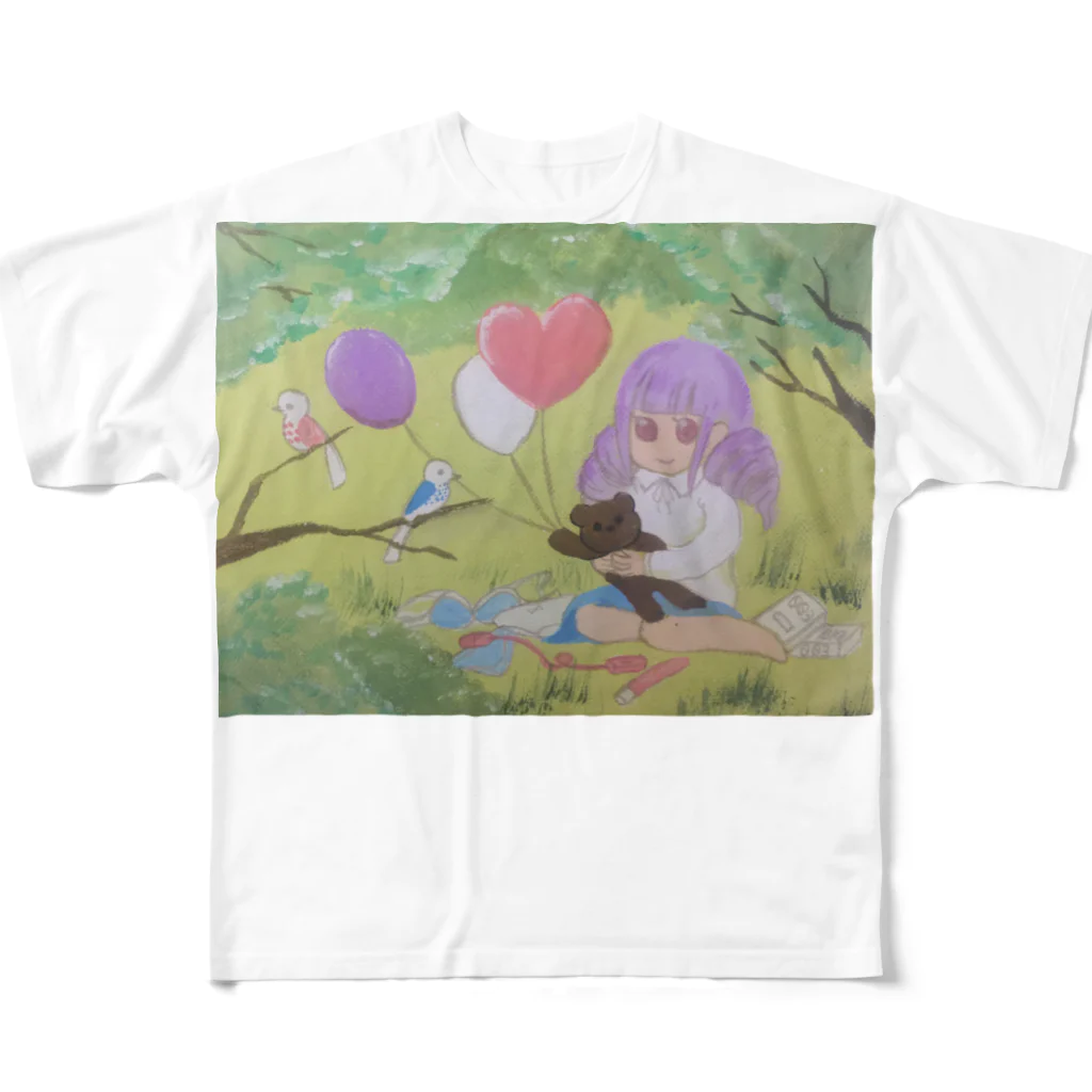 ラムの仕事部屋のフーゾクジョーちゃん All-Over Print T-Shirt