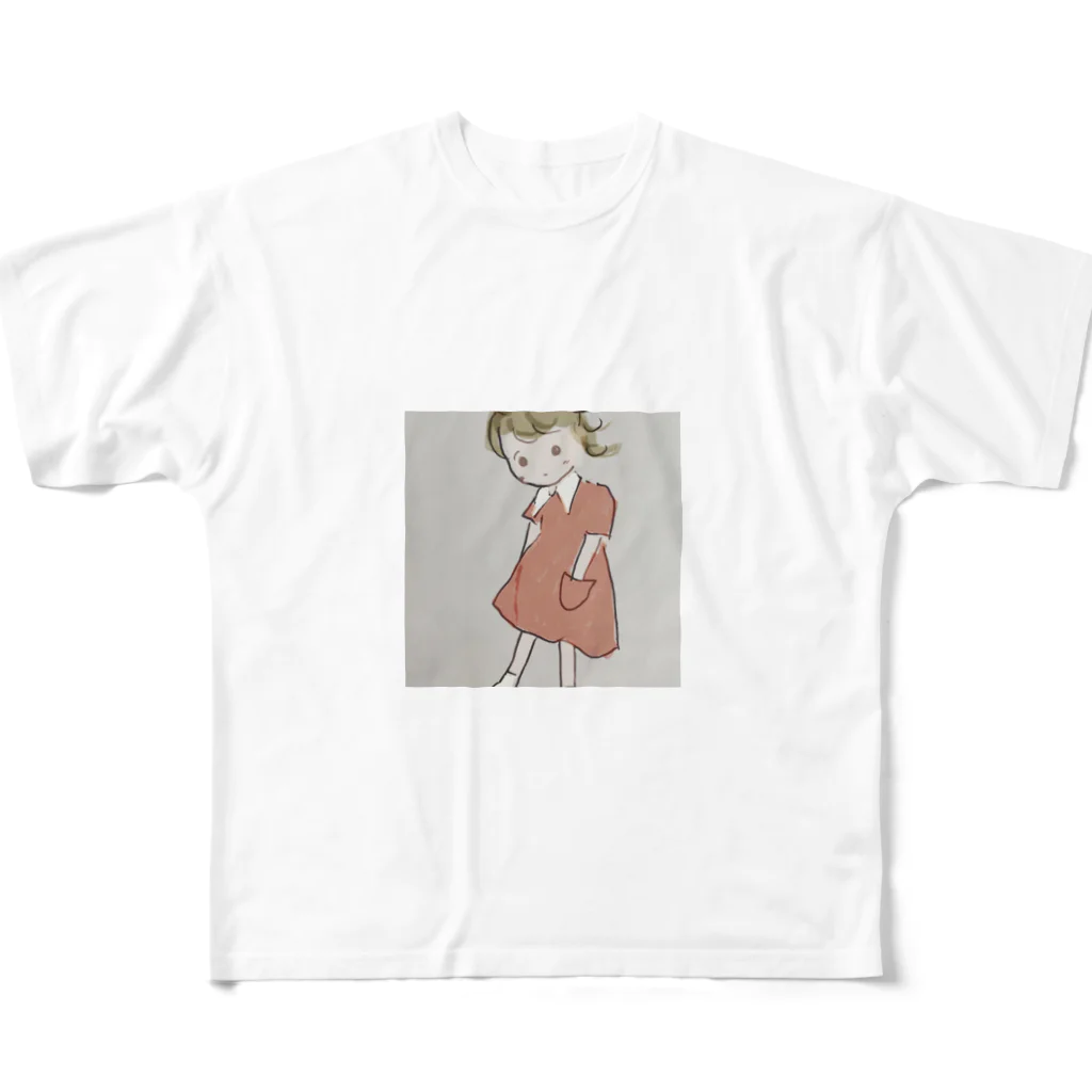 amenoasa(雨の朝)の何してるの？ All-Over Print T-Shirt