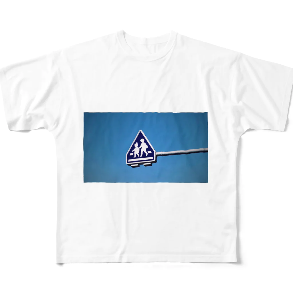 なつみかんの手をつなごう（cross‐walk） フルグラフィックTシャツ