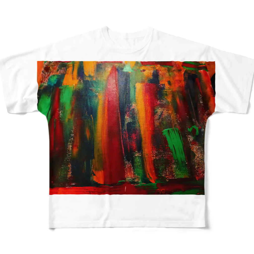 ichibaのアフリカン All-Over Print T-Shirt