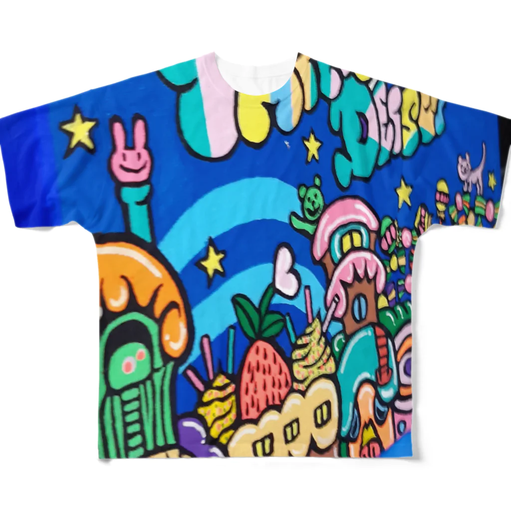 Msto_market a.k.a.ゆるゆる亭のTwinkle drunker All-Over Print T-Shirt