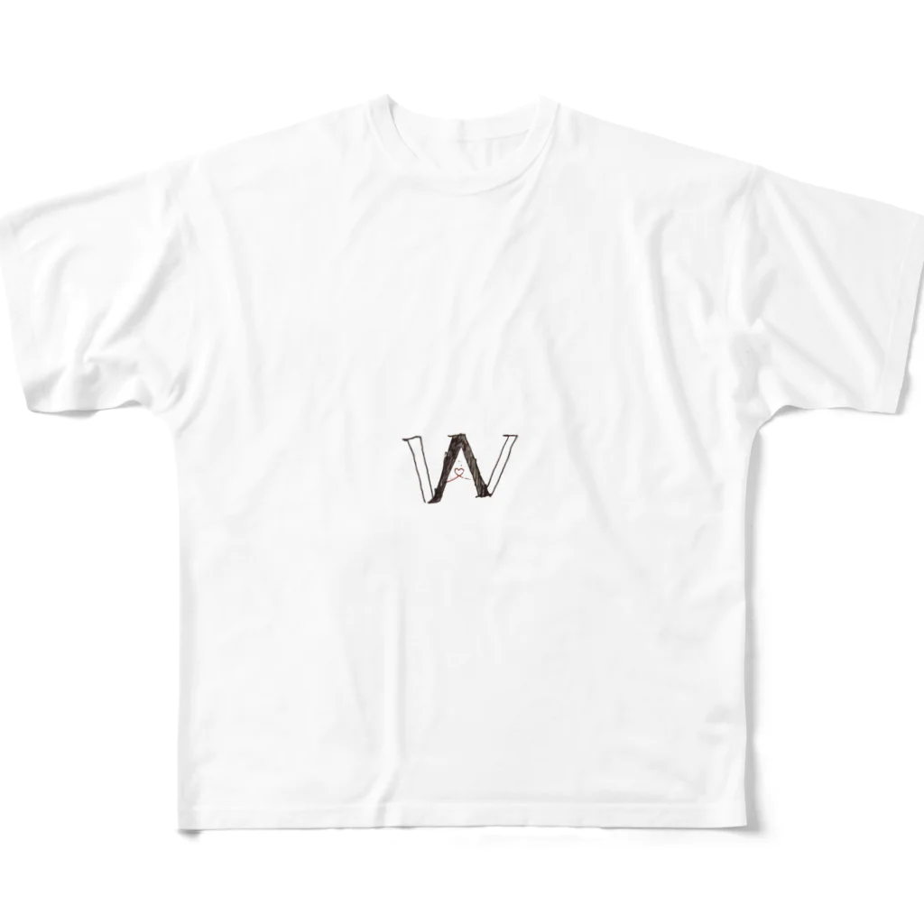 bonfireのあ フルグラフィックTシャツ