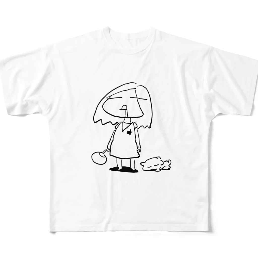 JKsumireのだるだる夏休み フルグラフィックTシャツ