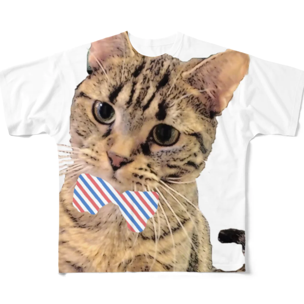 ねこといろいろの気まぐれにゃんこ All-Over Print T-Shirt