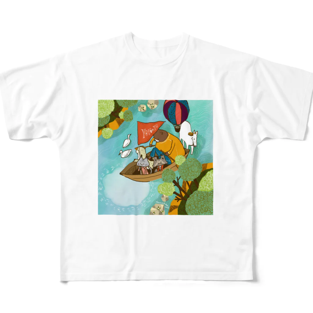 池田蔵人の僕等の小舟 All-Over Print T-Shirt