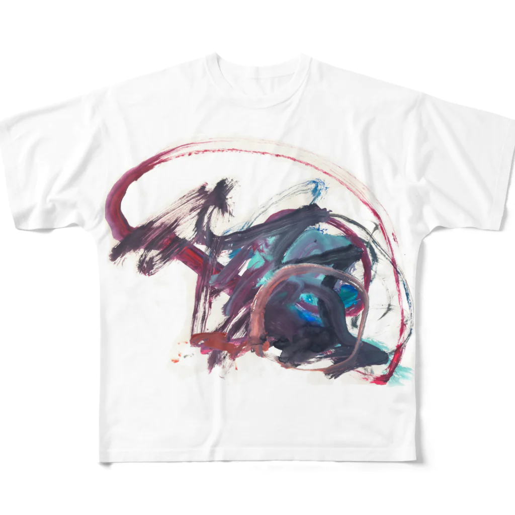 bochicoのdrawing SAURUS フルグラフィックTシャツ