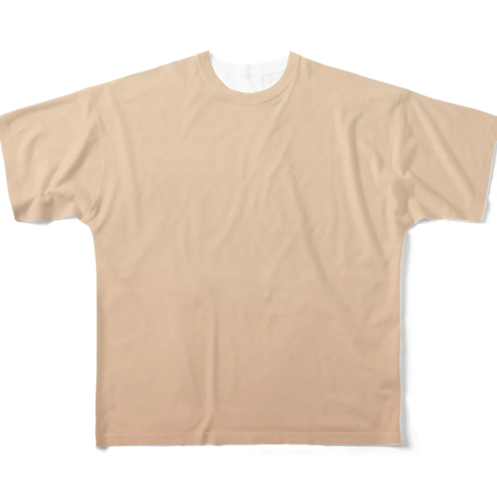 ぽぬぞぬのグラデーション Tree Peach All-Over Print T-Shirt