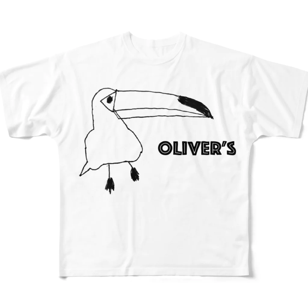 Oliver's のOliver's Bird フルグラフィックTシャツ