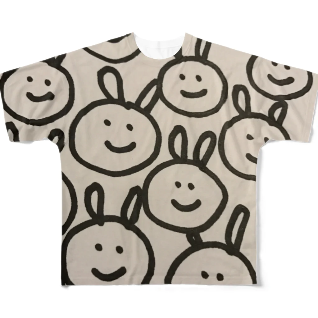 yumi5963のユルイうさぎ All-Over Print T-Shirt