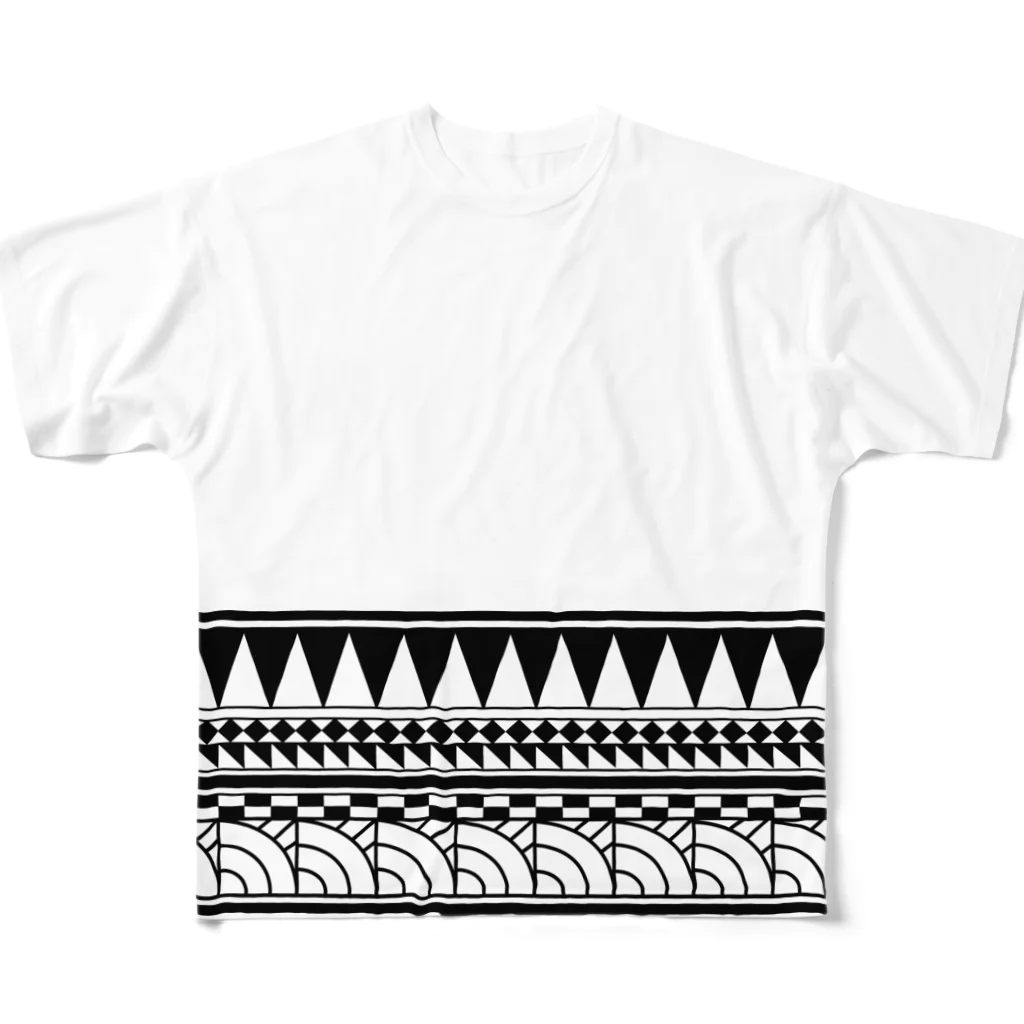 MKO DESIGNのMon-kuro フルグラフィックTシャツ