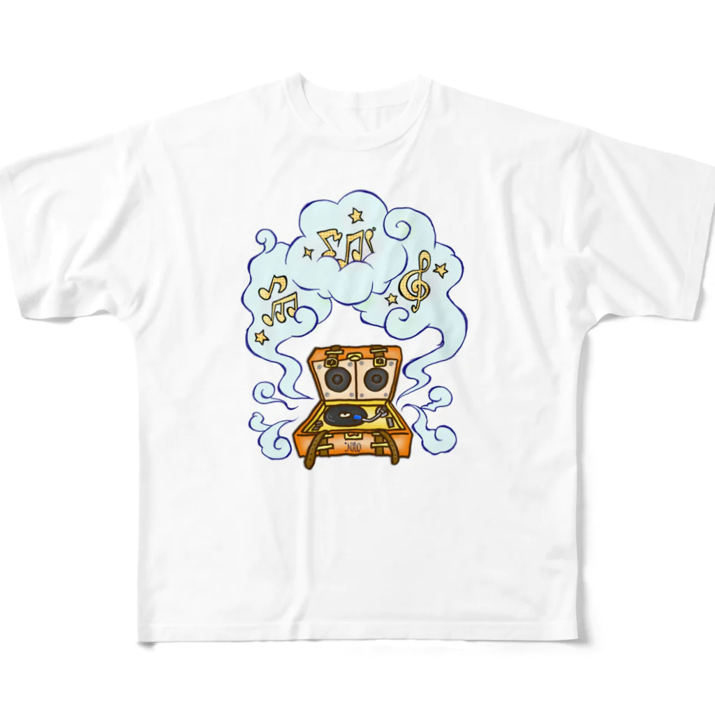 NAOのMusic Box フルグラフィックTシャツ