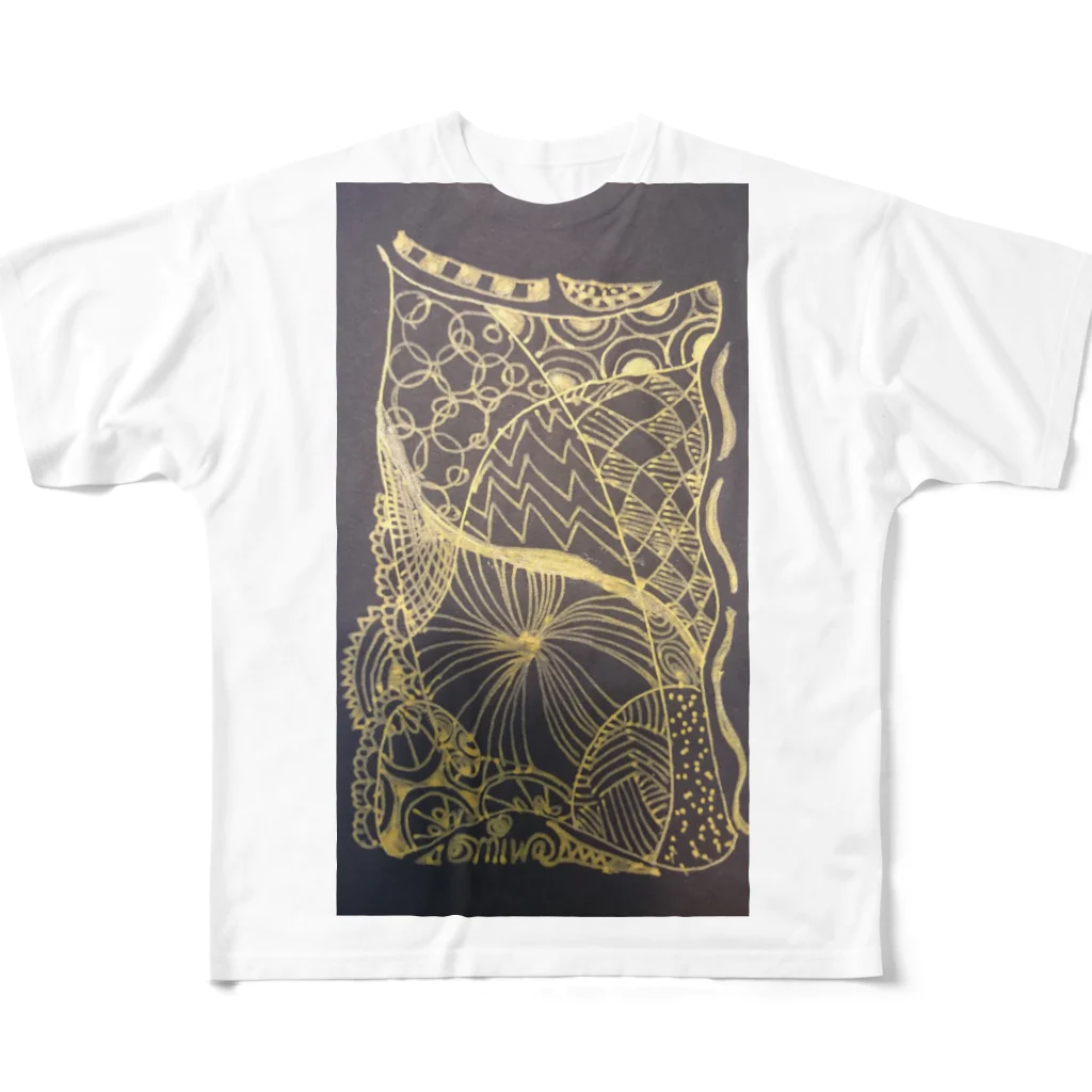 majikana のgoldheart All-Over Print T-Shirt