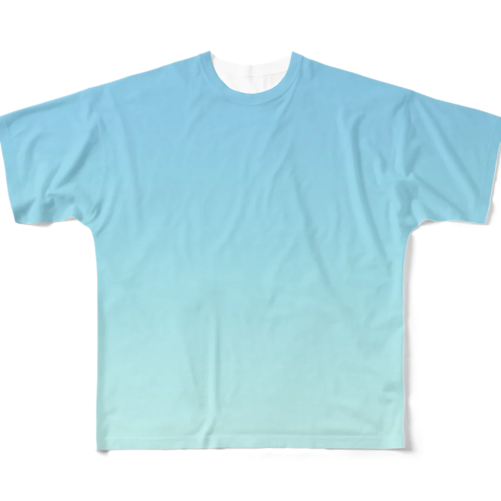ぽぬぞぬのグラデーション Eternal Sky All-Over Print T-Shirt