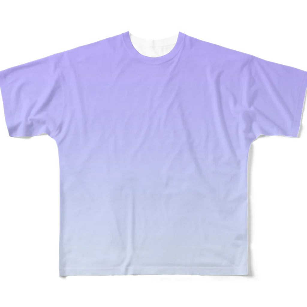 ぽぬぞぬのグラデーション Grape Meringue フルグラフィックTシャツ