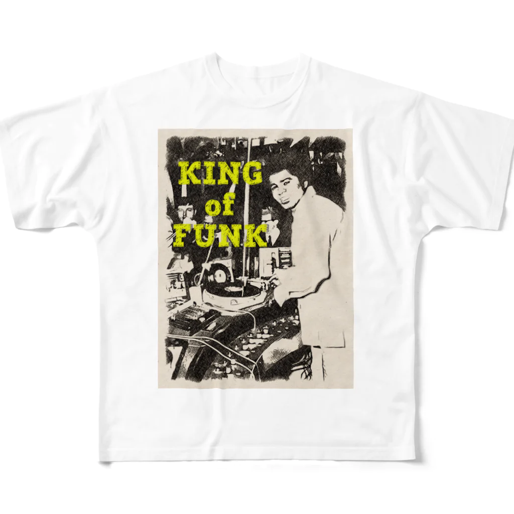K.G.BのKING of FUNK フルグラフィックTシャツ