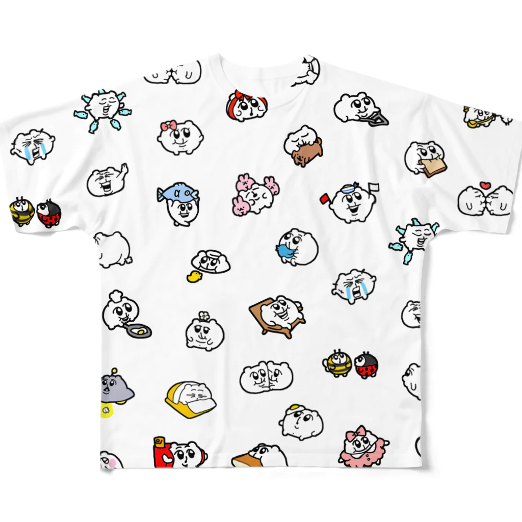 ヨロでございま府のちみまみれTこれやばいって…❤️（ドクドクドクドク） All-Over Print T-Shirt