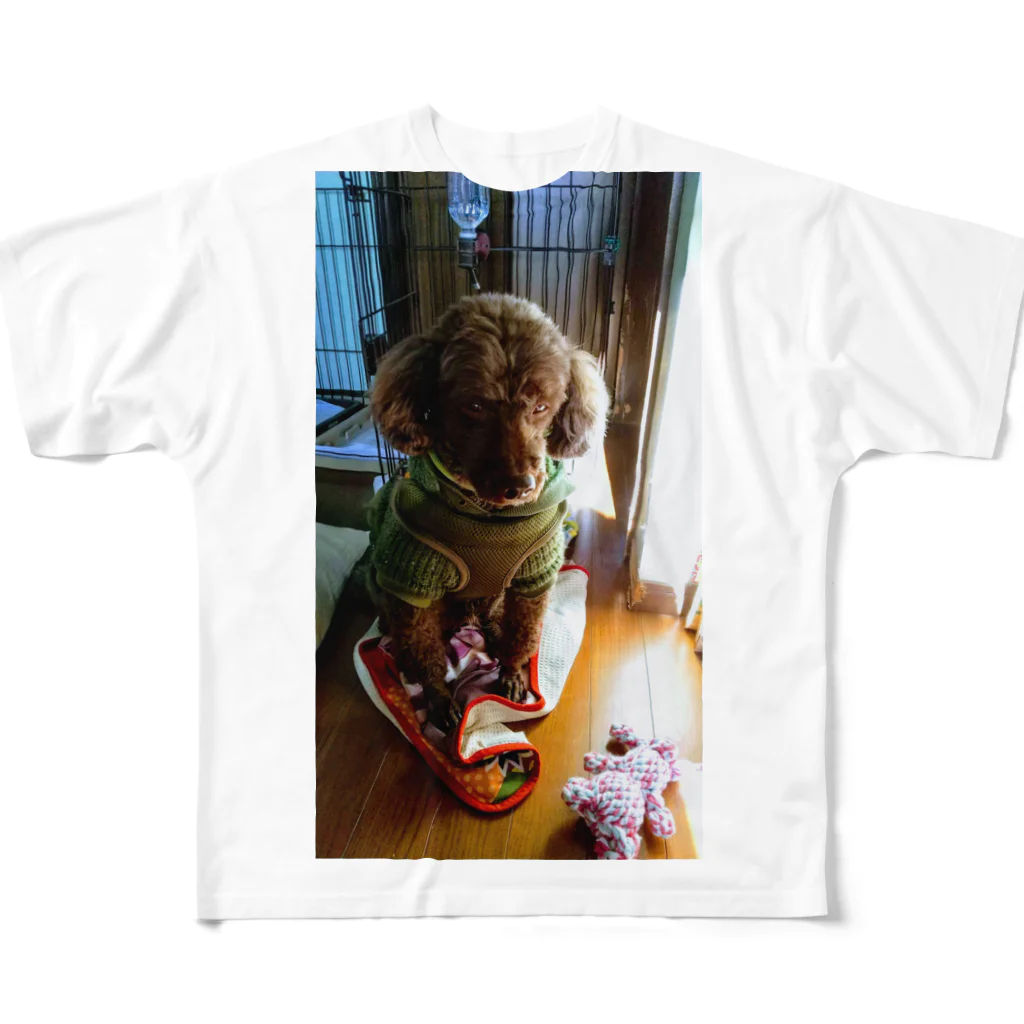 りんそらの愛犬ムク 2 フルグラフィックTシャツ