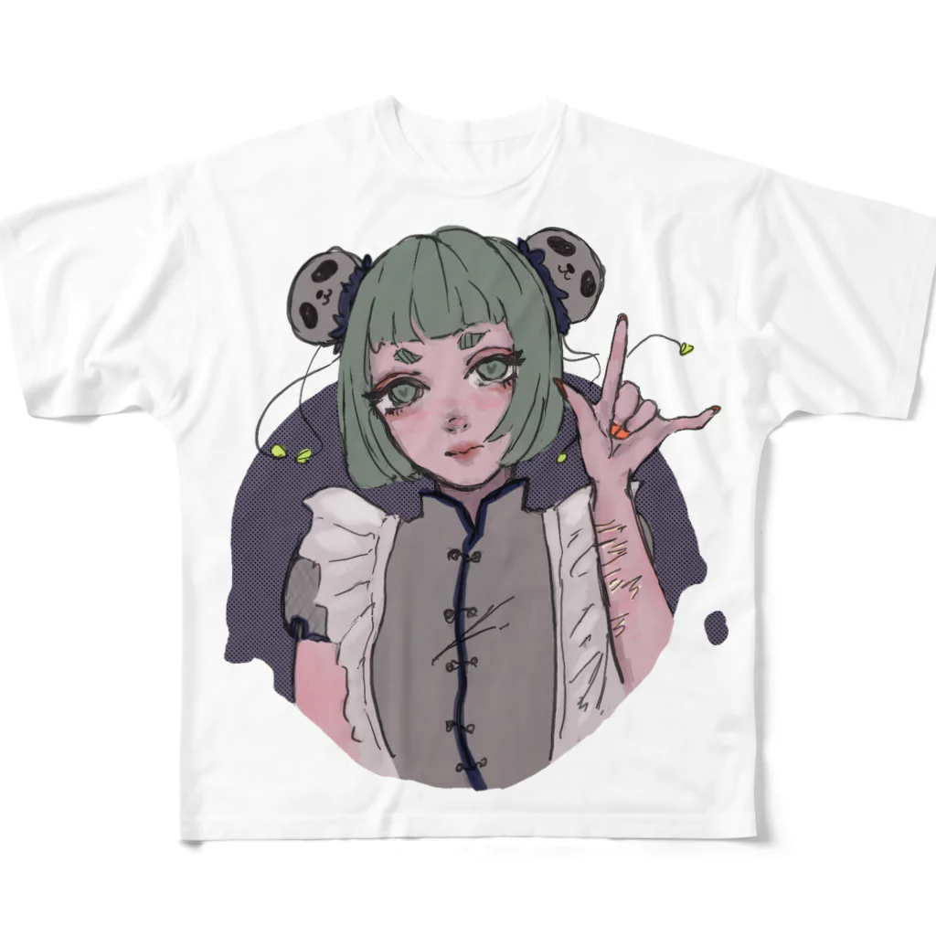 🧨なやみの素🧨のみるくちゃん All-Over Print T-Shirt