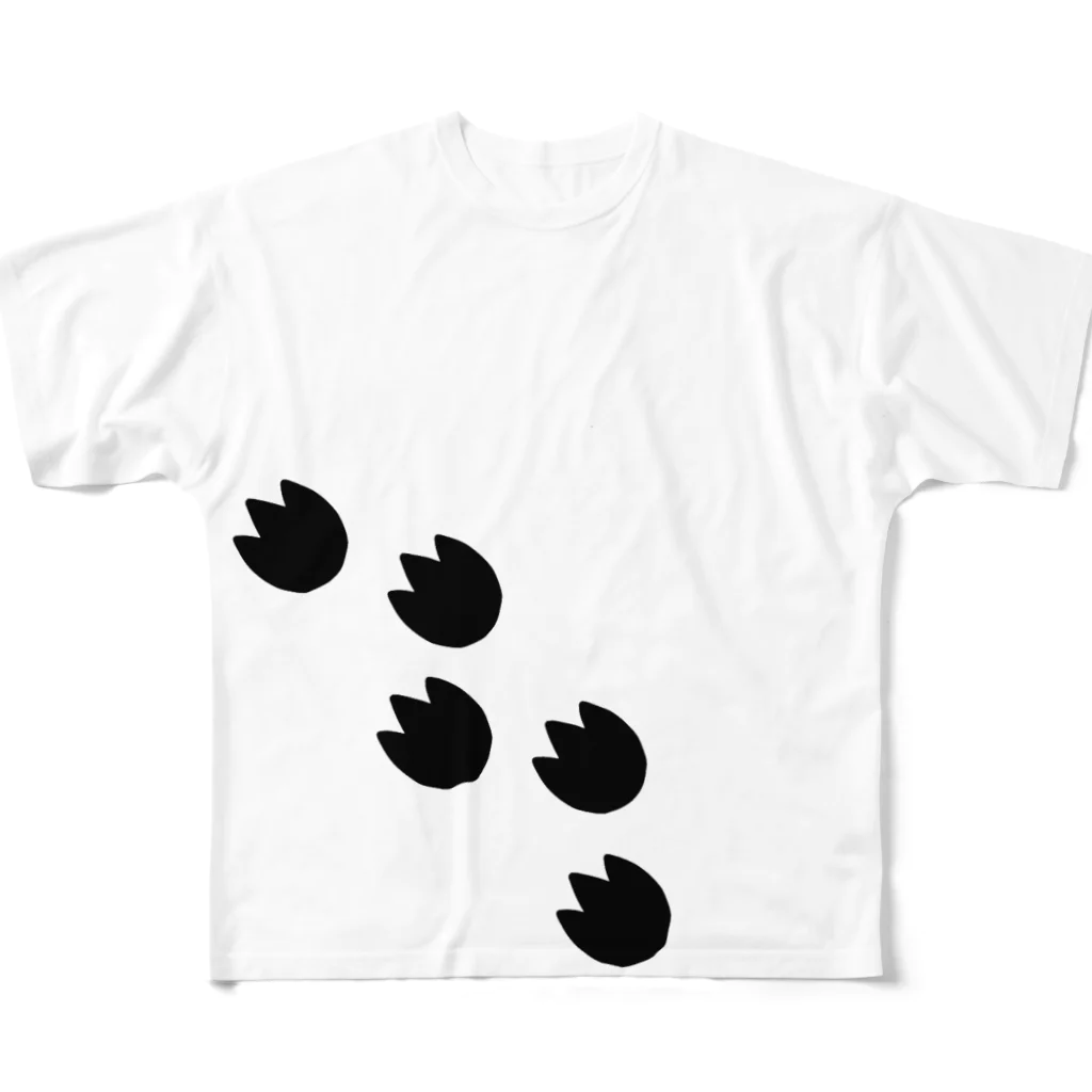 うどんのあしあと All-Over Print T-Shirt