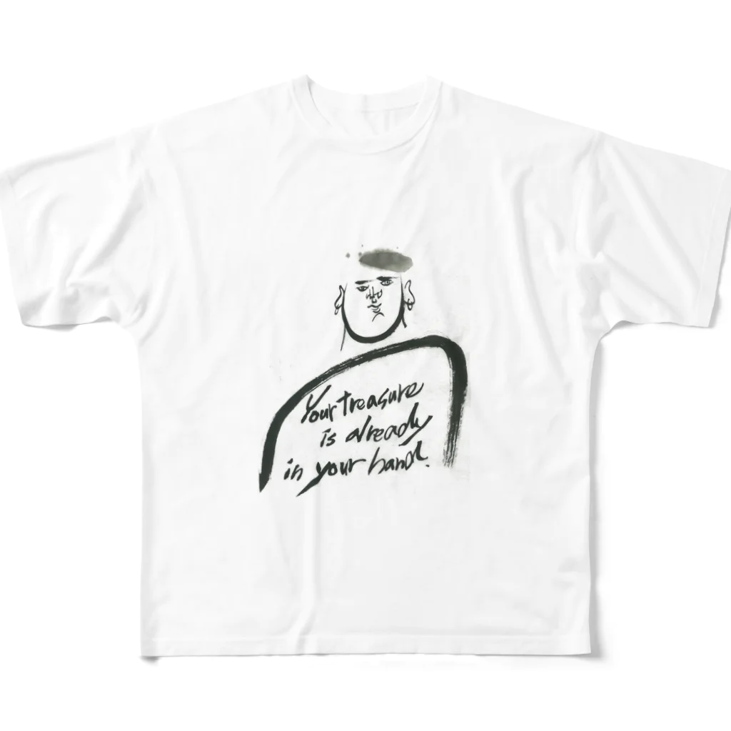 egacreatorsのsuiboku-man フルグラフィックTシャツ