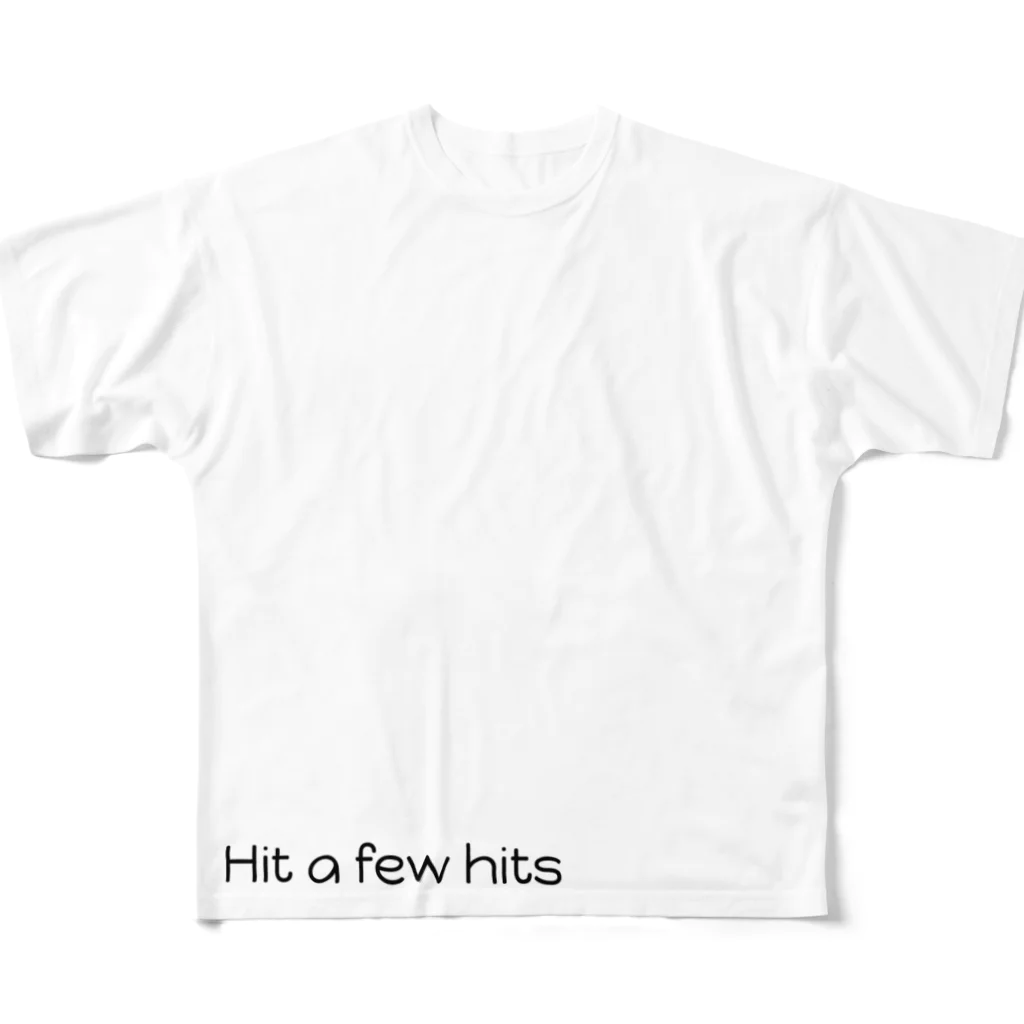 biteするならフィッシュワークの数撃ちゃ当たる フルグラフィックTシャツ