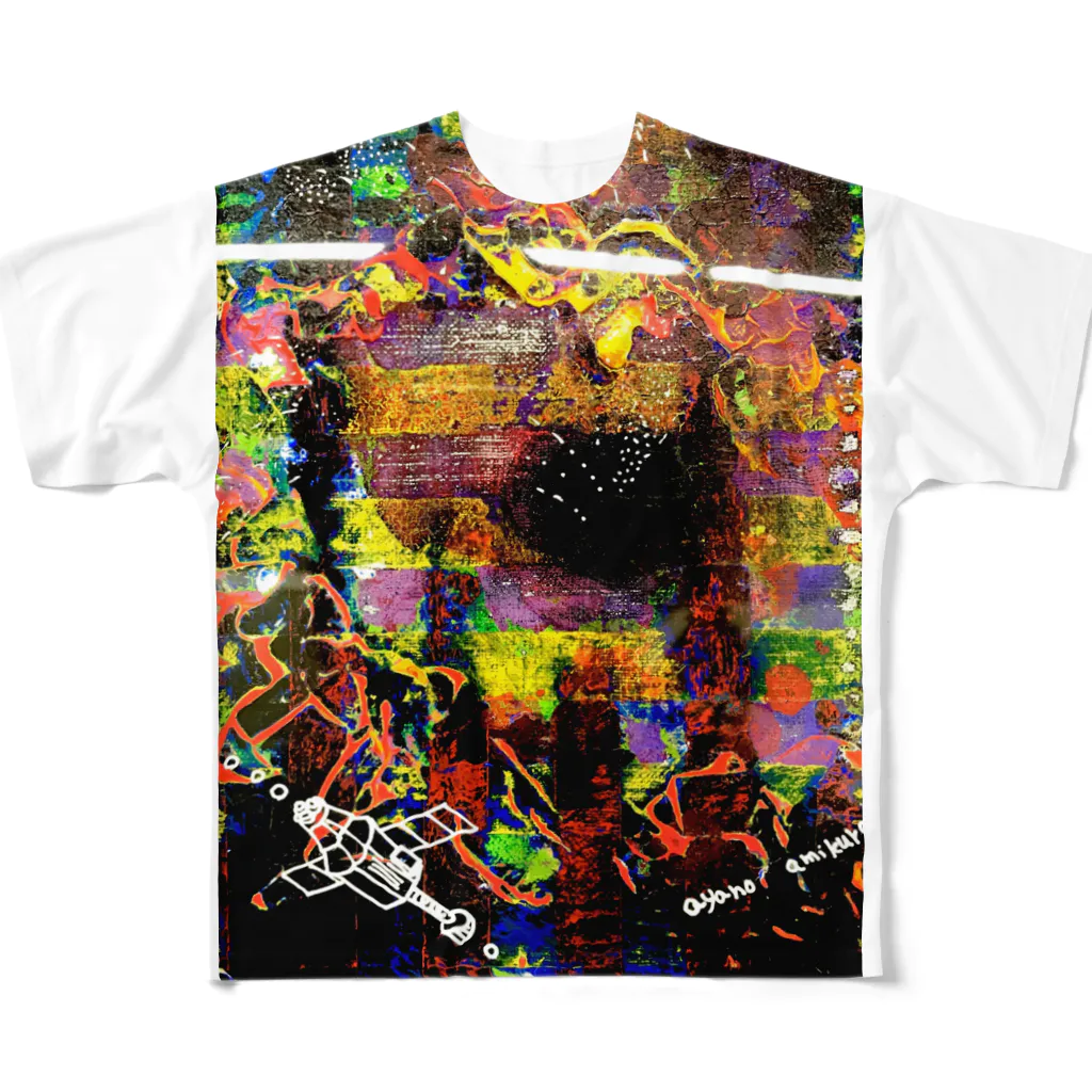 蛍烏賊屋のHEISEI：shoot All-Over Print T-Shirt