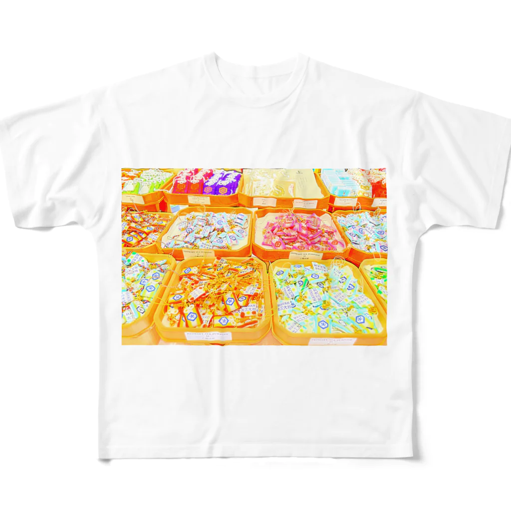 アロハスタイルハワイのハワイ出雲大社のお守り All-Over Print T-Shirt