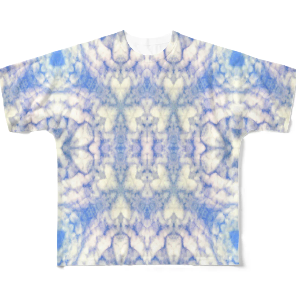 momenkoTWのPattern of clouds 03 フルグラフィックTシャツ