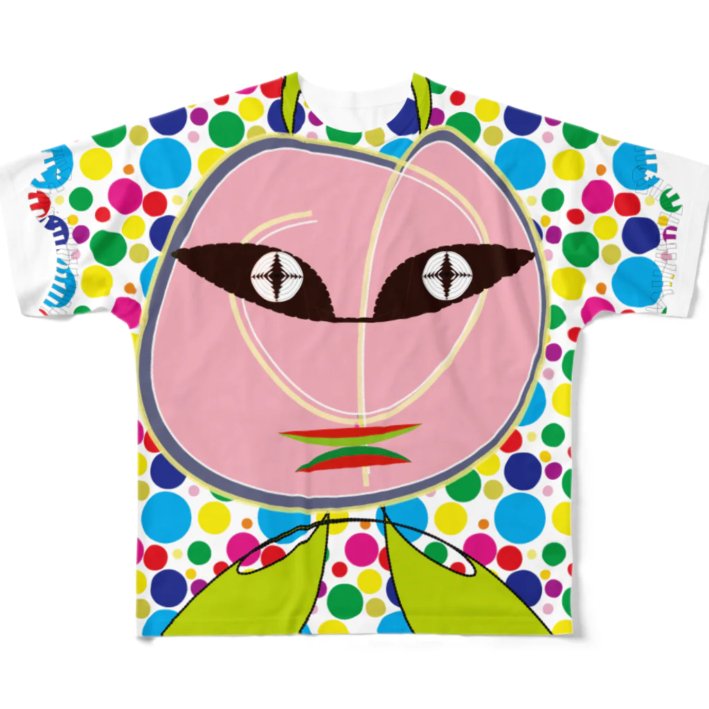 ロピュデザインのドッツトートくん All-Over Print T-Shirt