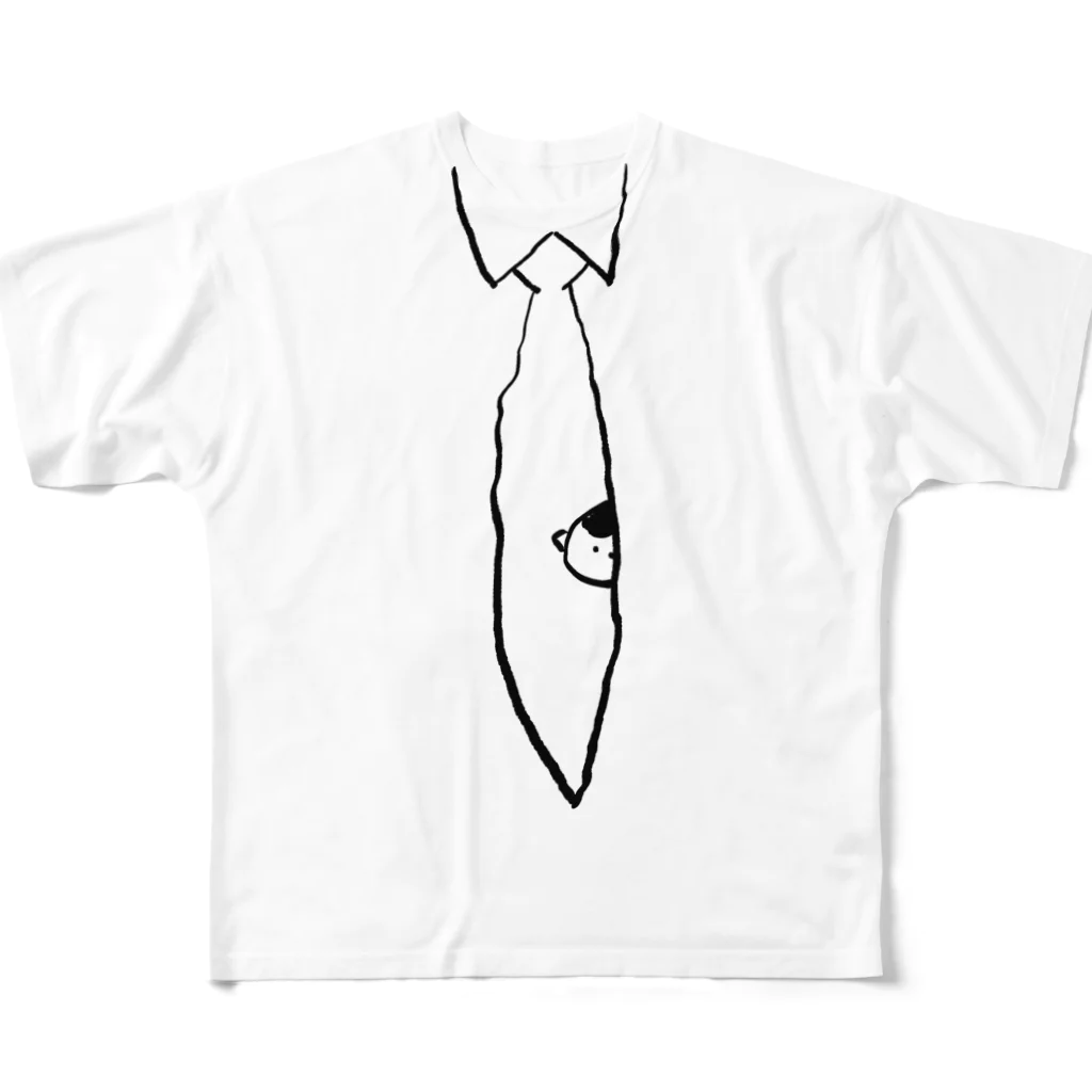 JKsumireの覗きネコTシャツ All-Over Print T-Shirt