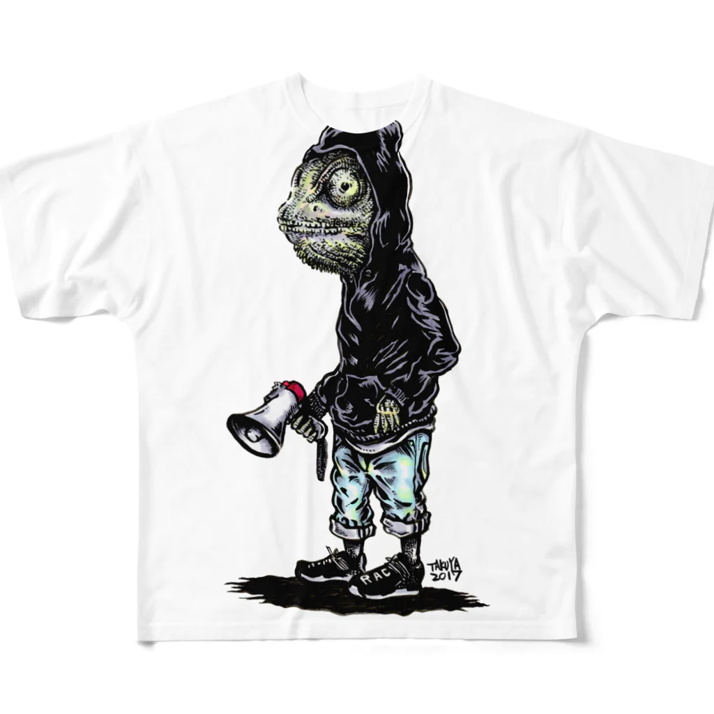 No.347のカメレオン All-Over Print T-Shirt