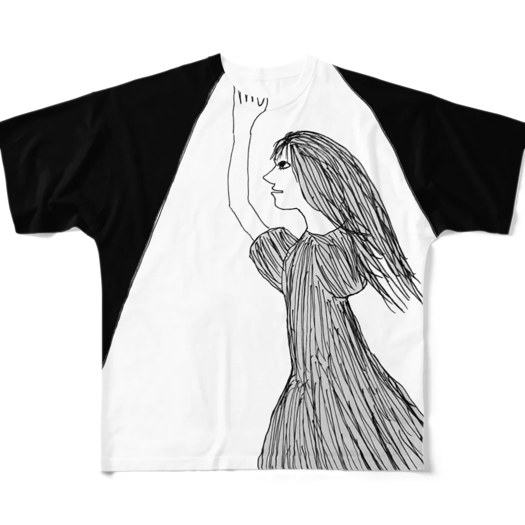 時計(&friends)のdancer All-Over Print T-Shirt