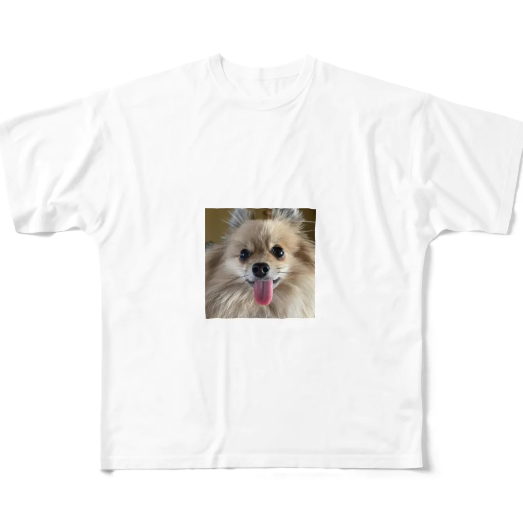 mokanのmomo フルグラフィックTシャツ