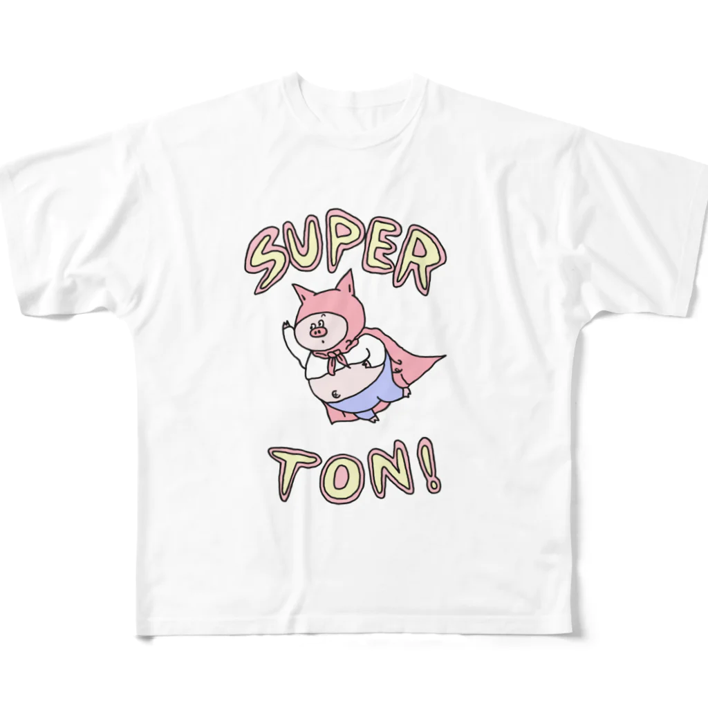 【Yuwiiの店】ゆぅぅぃーのSUPER★TON!! All-Over Print T-Shirt