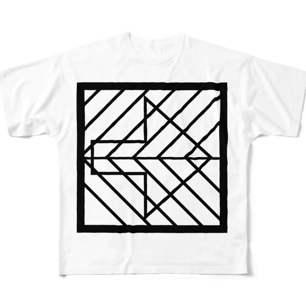 GAKU style のresist H All-Over Print T-Shirt