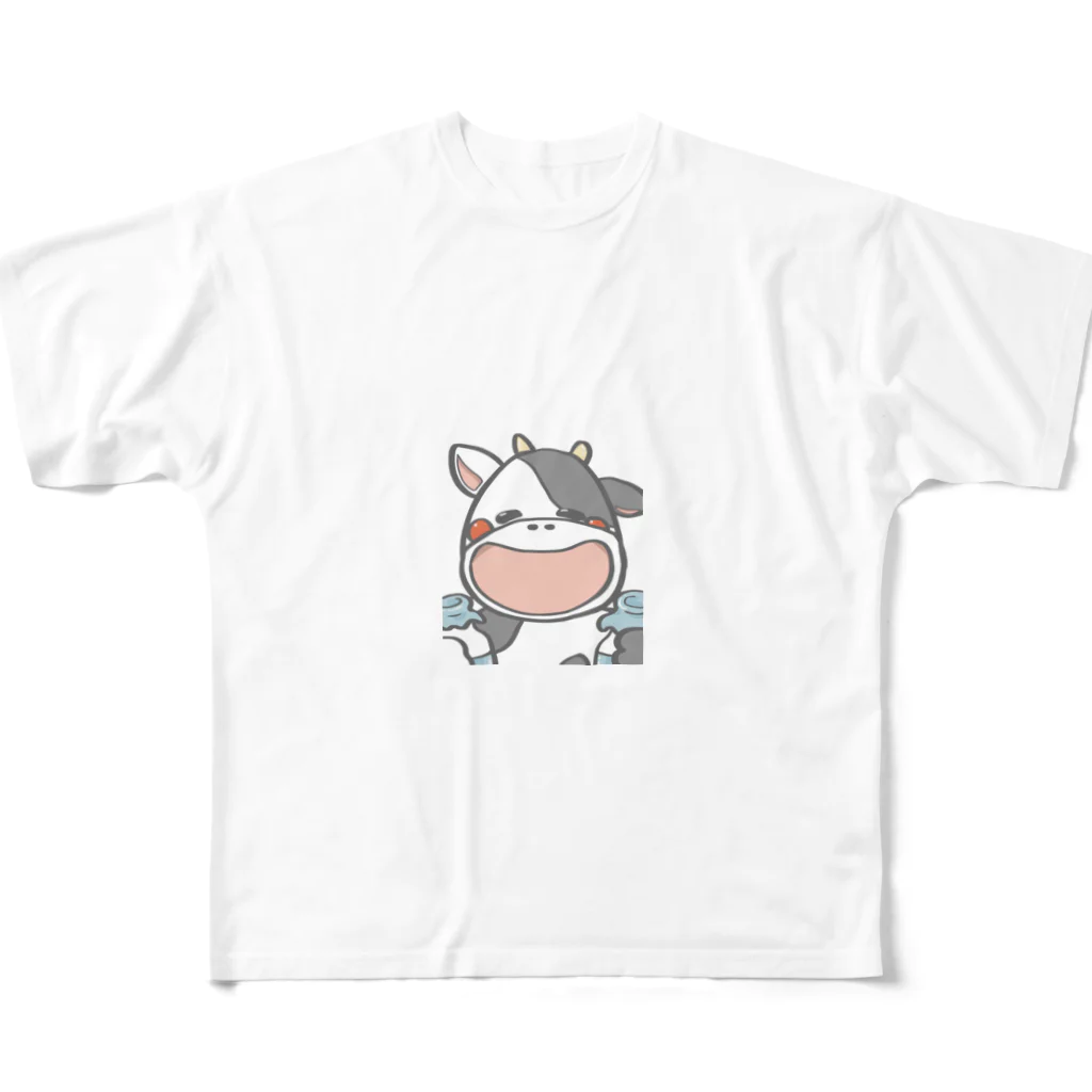 イラスト兄弟のうっしゃー フルグラフィックTシャツ