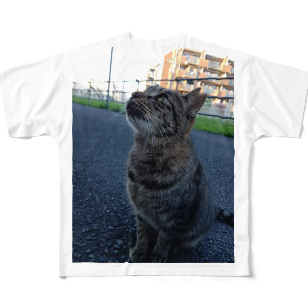 ながしっぽ from.さくらねこの家のとらちゃん　type.Ｂ All-Over Print T-Shirt