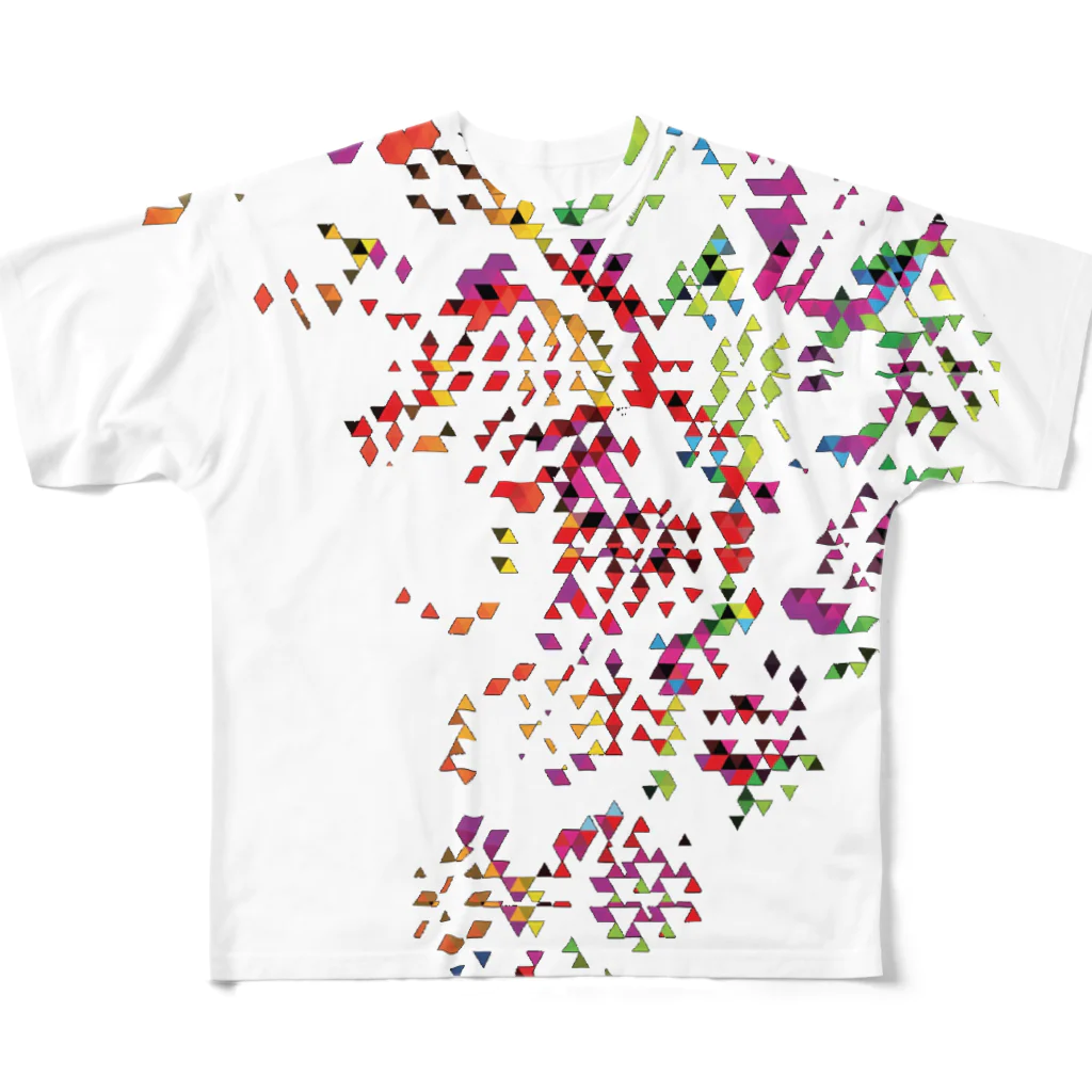 RMk→D (アールエムケード)の風流 フルグラフィックTシャツ