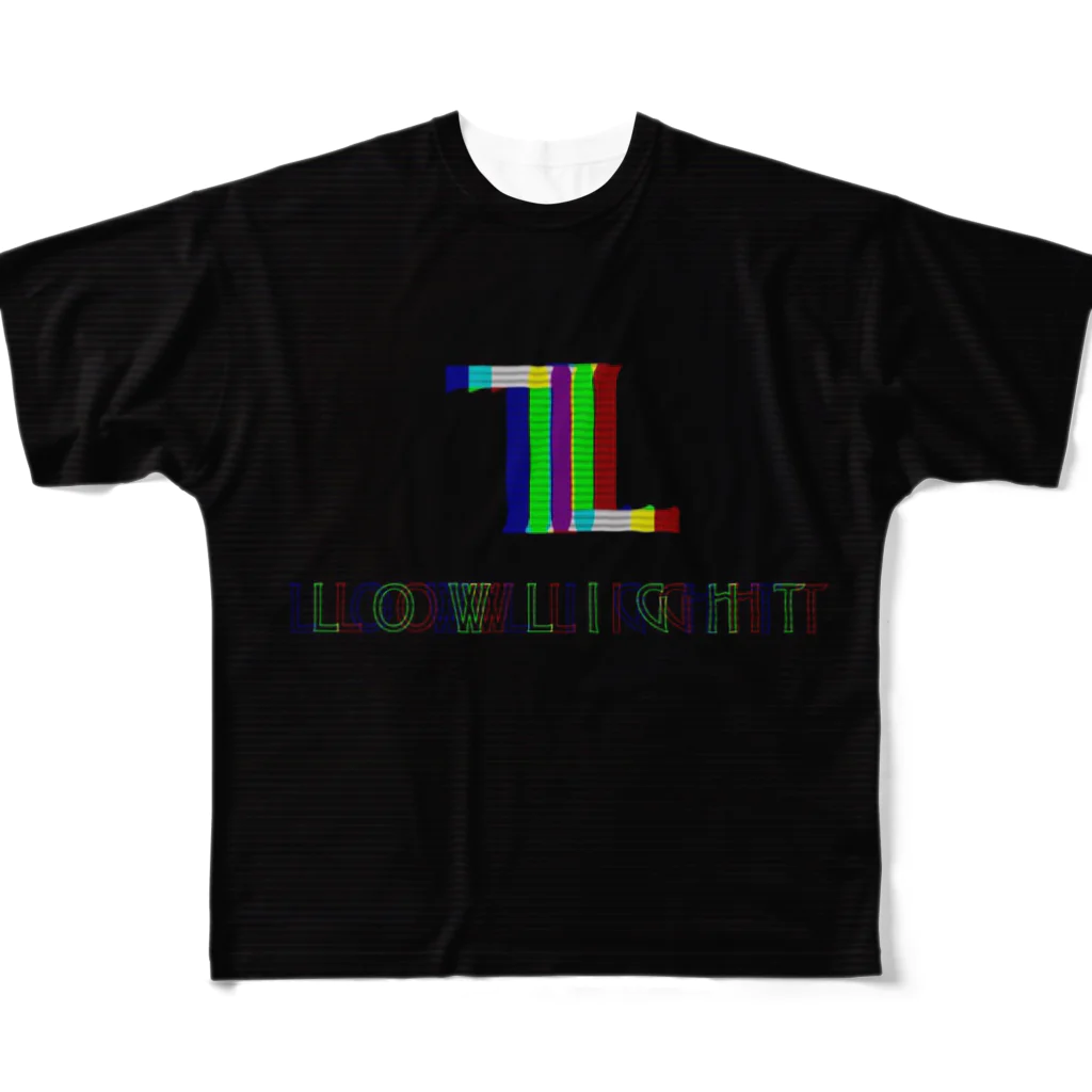 ”pet shop”のlowlight  フルグラフィックTシャツ