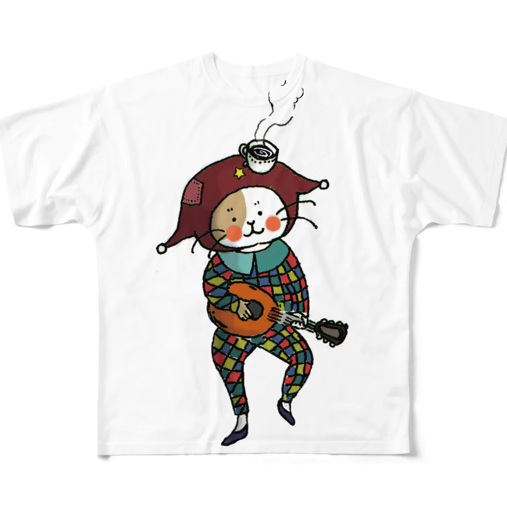 ほっかむねこ屋（アトリエほっかむ）のあるるかん All-Over Print T-Shirt