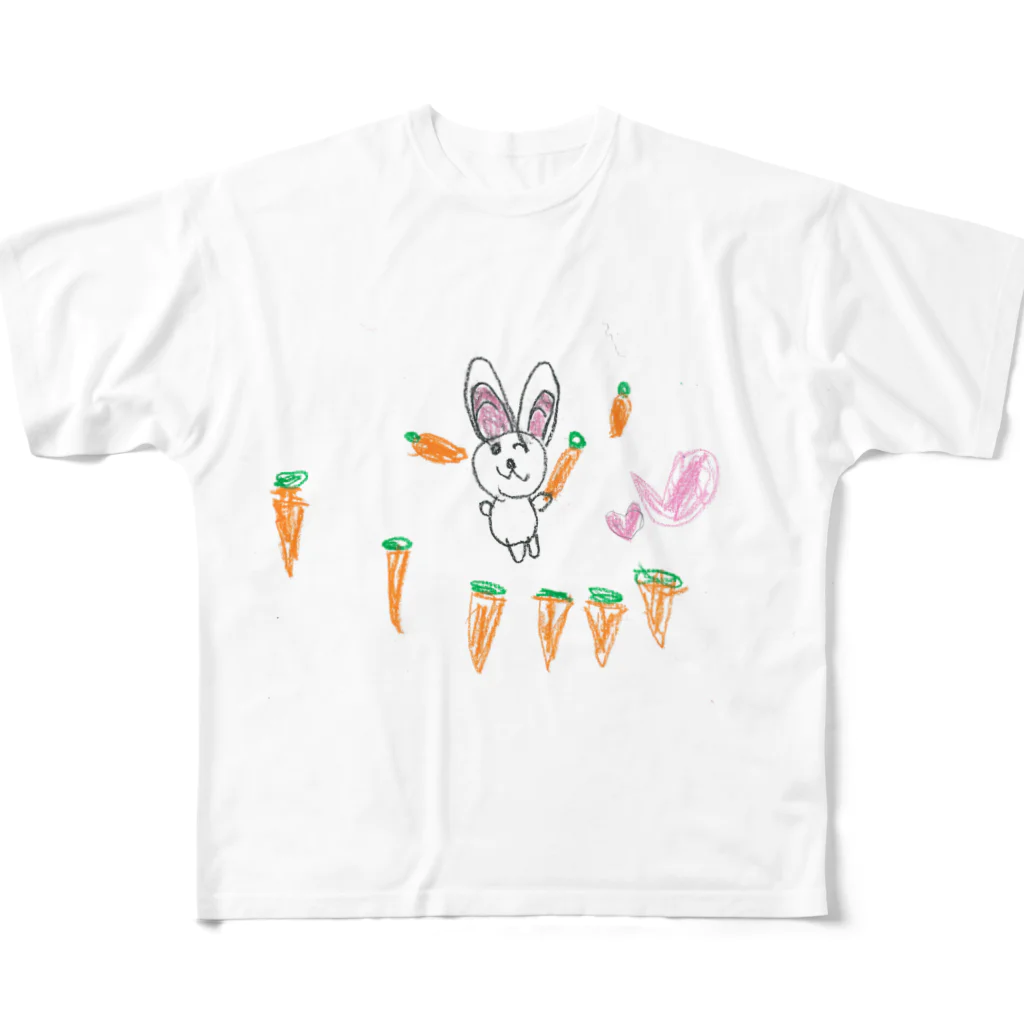 おもしろストアのusagi_san All-Over Print T-Shirt