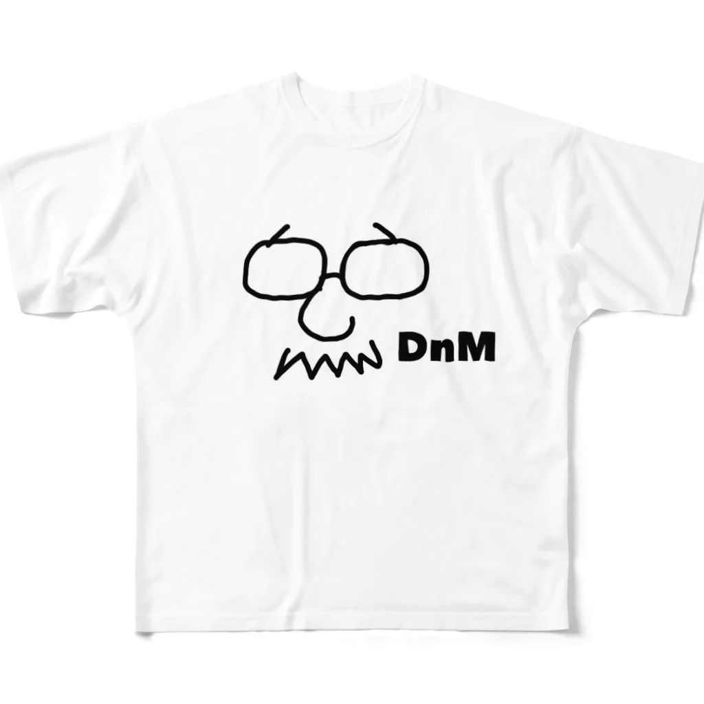 DnMのDnMのコラモチさん フルグラフィックTシャツ