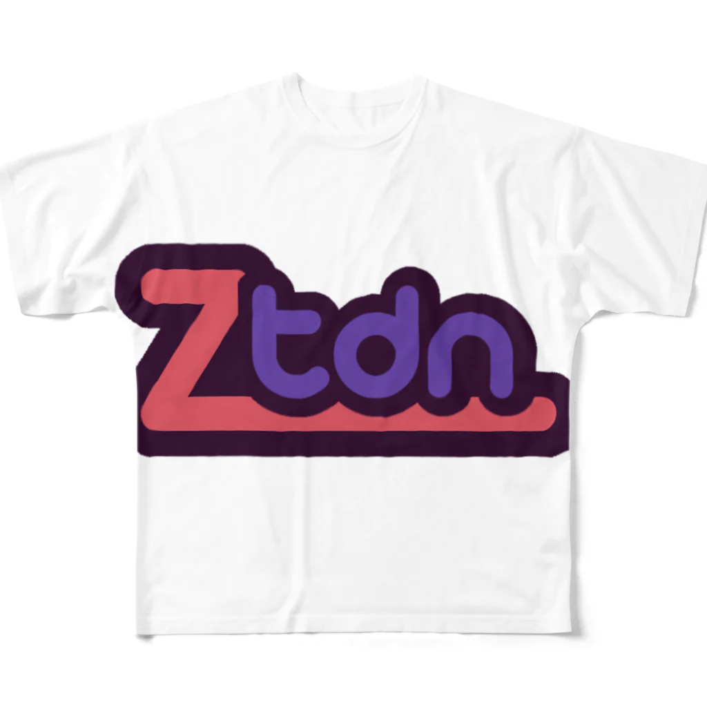 Ztdn ItemsのSimple Ztdn Logo フルグラフィックTシャツ