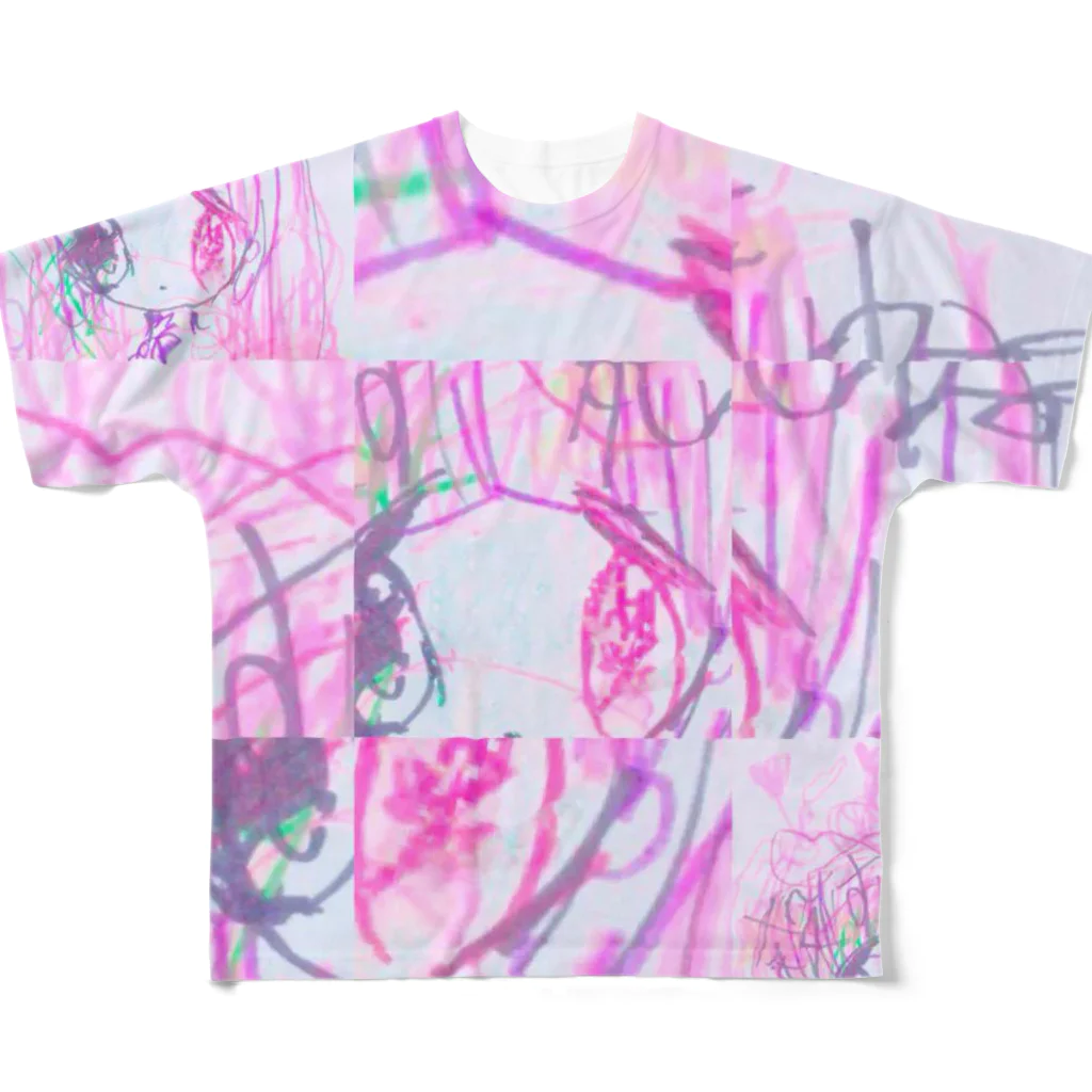 おやすみツインテールの死ねﾄｶ All-Over Print T-Shirt