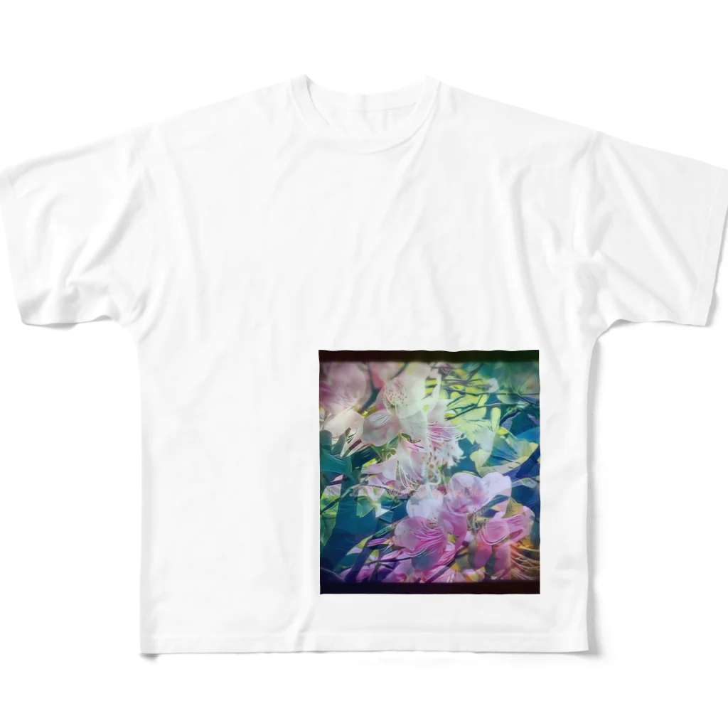 manulnuma131のツツジ重ね All-Over Print T-Shirt