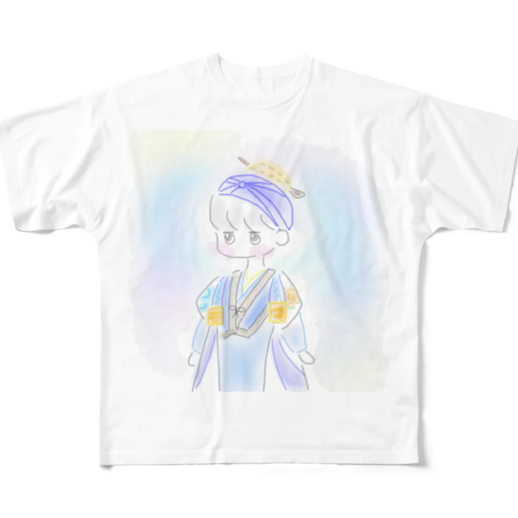 cloudy___cloudyの尚巴志 フルグラフィックTシャツ