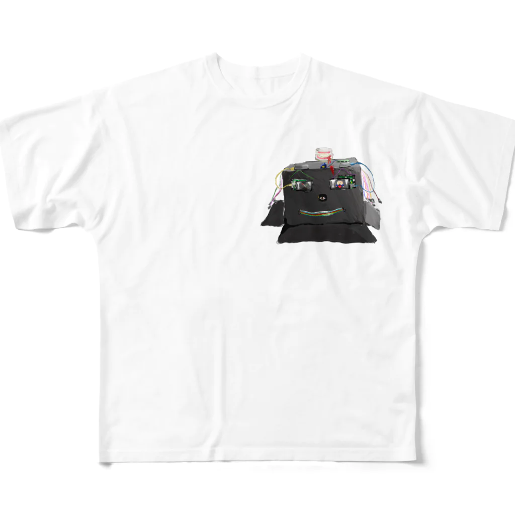 Big_syamojiの２ｄｄｄｄ フルグラフィックTシャツ
